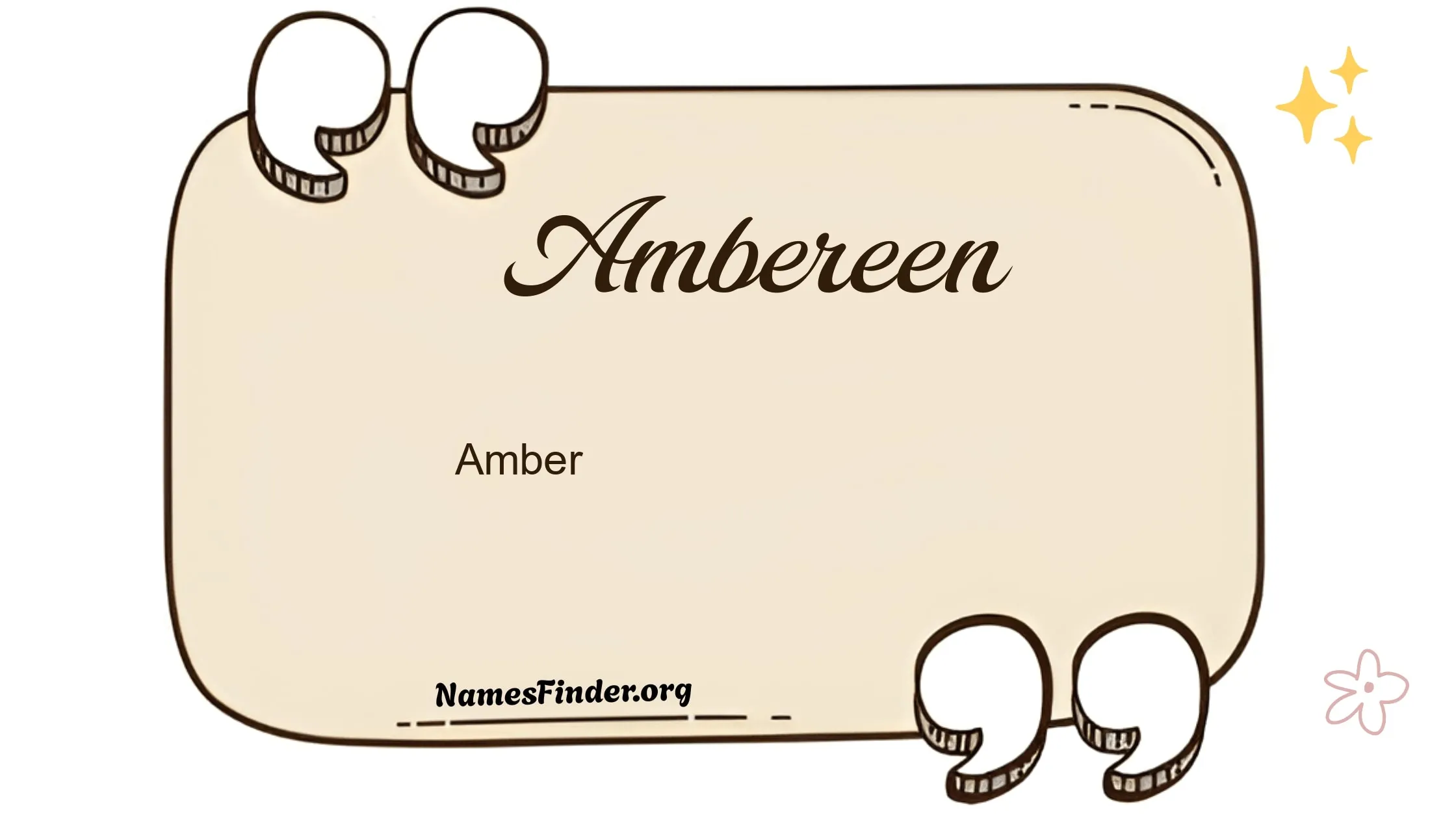 ambereen name meaning amber